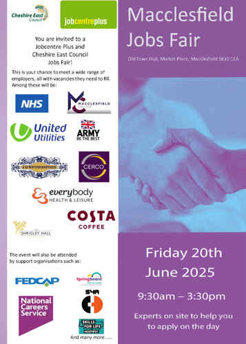 Macclesfield Jobsfair Flyer