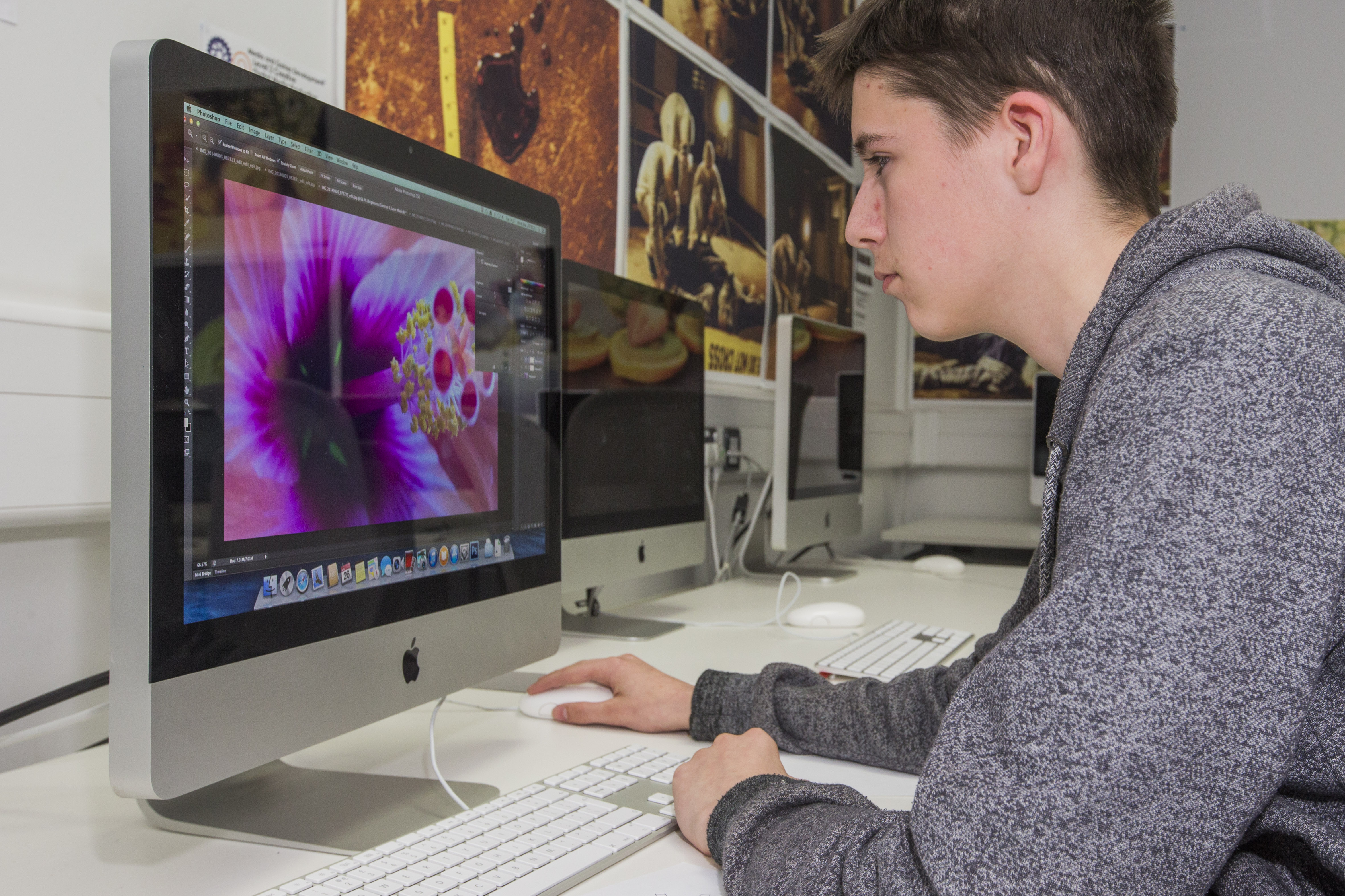 User on Apple Mac Computer