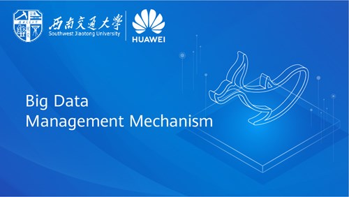 Huawei Big Data Management Mechanism 